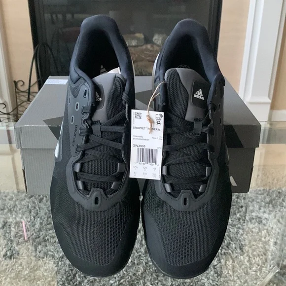 adidas | Shoes | Nib New Adidas Blackwhite Dropset Trainer  display picture 3